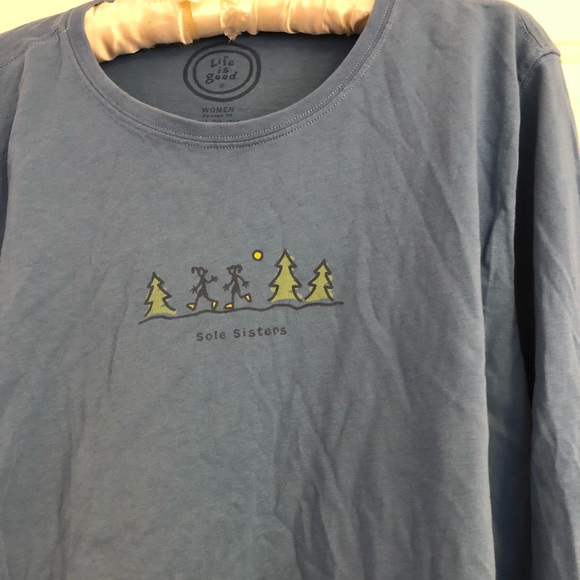 Life Is Good Long Sleeve Blue Sole 
